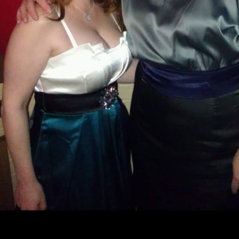 Strapless cocktail dress